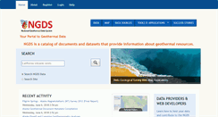 Desktop Screenshot of geothermaldata.org
