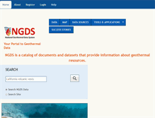 Tablet Screenshot of geothermaldata.org